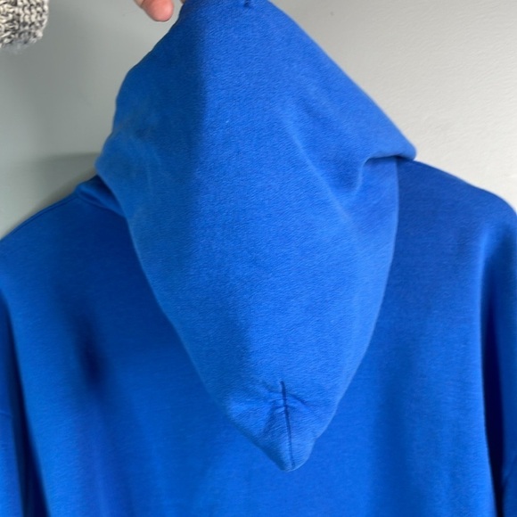 Disney World Mens Grumpy Graphic Royal Blue Hoodie Pull on Kangaroo Pocket L - Picture 6 of 12